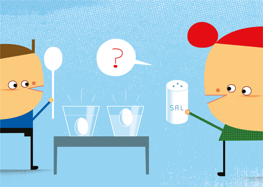 Ovo que flutua
